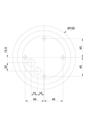 OSMONT STY61246 STYX 4 stropní skleněné svítidlo chrom / bílá IP65 3000 K 27W LED
