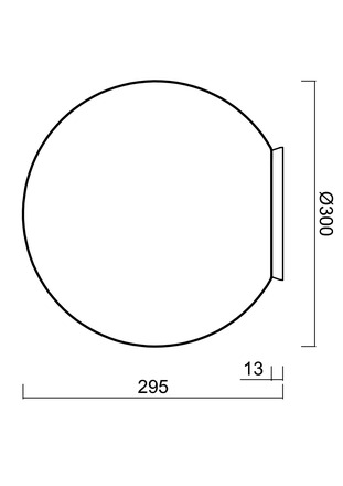 OSMONT STY61731 STYX 3 stropní/nástěnné skleněné svítidlo bílá IP65 4000 K 20W LED DALI