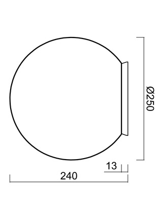 OSMONT STY71022 STYX 2 stropní/nástěnné skleněné svítidlo stříbrná / bílá IP65 3000 K 9W LED DALI