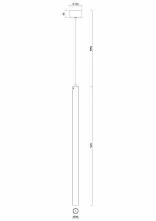 OSMONT SUB60506 SUBRA S2 závěsné plastové svítidlo černá / bílá IP20 4000 K 24W LED