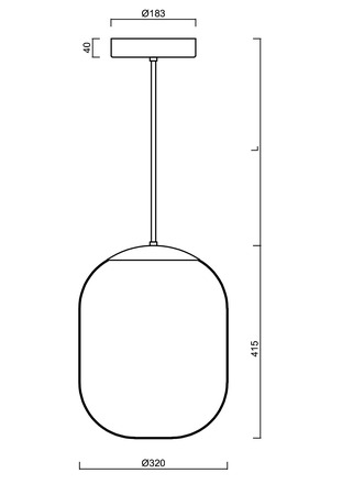 OSMONT TAN62766 TANIA P1 HP závěsné skleněné svítidlo mosaz leštěná / bílá IP40 4000 K 52W LED DALI
