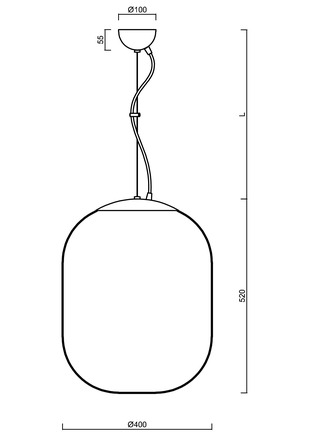 OSMONT TAN67334 TANIA L2 závěsné skleněné svítidlo mosaz leštěná / bílá IP40 3000 K 41W LED DALI