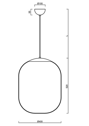 OSMONT TAN67373 TANIA S2 závěsné skleněné svítidlo nerez broušená / bílá IP40 3000 K 41W LED DALI
