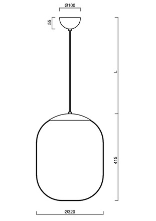 OSMONT TAN67857 TANIA S1 závěsné skleněné svítidlo nerez leštěná / bílá IP40 4000 K 27W LED DALI
