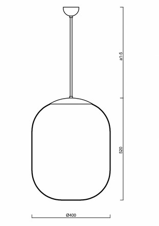 OSMONT TAN68704 TANIA P2 závěsné skleněné svítidlo nerez broušená / bílá IP40 4000 K 41W LED