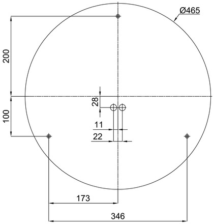 OSMONT TIT56748 TITAN 3 stropní/nástěnné plastové svítidlo bílá IP54 4000 K 35W LED DALI HF