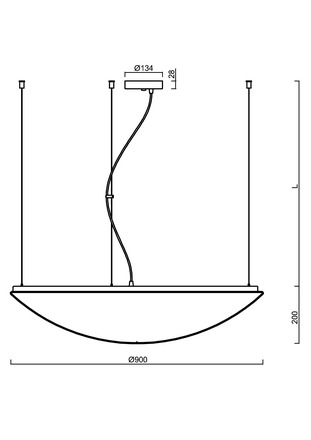 OSMONT TIT66852 TITAN L5 závěsné plastové svítidlo bílá IP40 4000 K 98W LED DALI