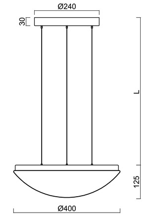 OSMONT TIT68503 TITAN LE2 závěsné plastové svítidlo bílá IP40 4000 K 33W LED DALI