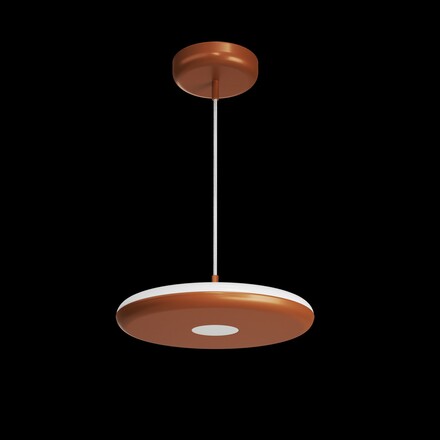 OSMONT ZET60582 ZETA ST1 PF závěsné plastové svítidlo terakota / bílá IP40 4000 K 31W LED