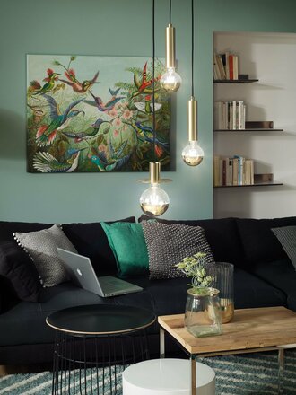 PAULMANN LED Globe 6,5 W E27 zrcadlový svrchlík zlatá teplá bílá stmívatelné 286.78