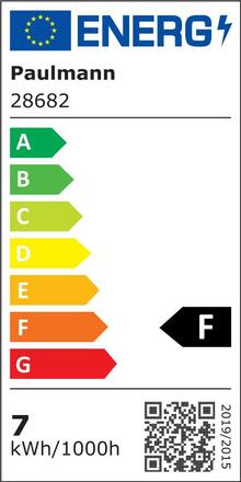 PAULMANN LED Globe 6,5 W E27 kruhové zrcadlo černá mat teplá bílá stmívatelné 286.82