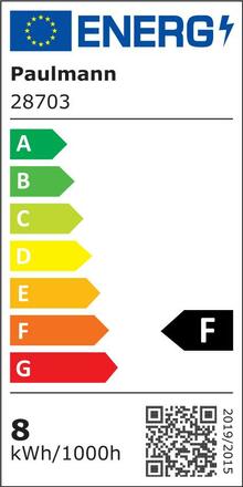 PAULMANN LED ST64 žárovka 7,5 W E27 čirá teplá bílá stmívatelné 287.03