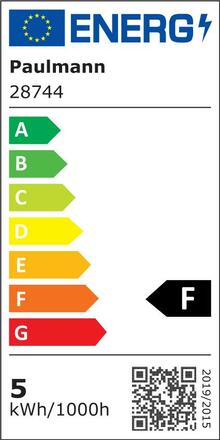 PAULMANN LED G125 kruhové zrcadlo bílá mat šrafovaná E27 2700K stmívatelné 287.44