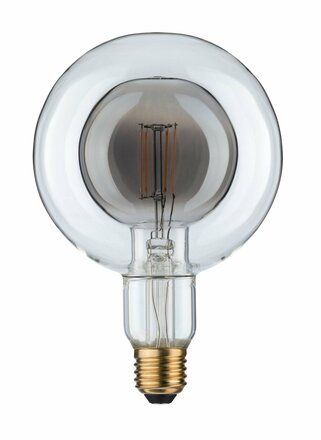 PAULMANN LED Inner Shape Globe G125 4 W kouřové sklo E27 2700K teplá bílá 287.63