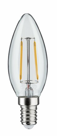 PAULMANN LED svíčka Filament E14 230V 2x250lm 2x2,7W 2700K čirá