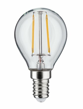 PAULMANN LED kapka Filament E14 230V 2x250lm 2x2,7W 2700K čirá