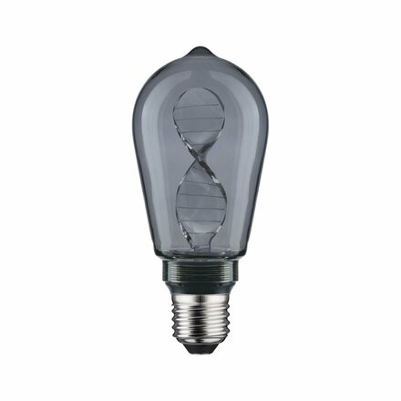 PAULMANN Inner Glow Edition LED žárovka Helix E27 230V 3,5W 1800K kouřové sklo