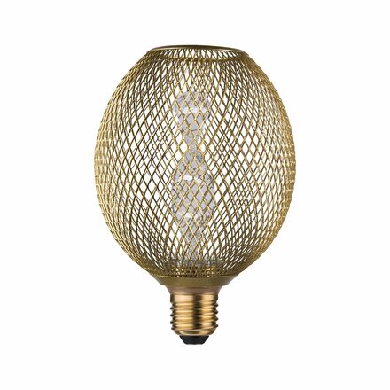 PAULMANN Kovic Glow Standard 230V LED Globe E27 Helix 3,5W 1800K mosaz 290.88