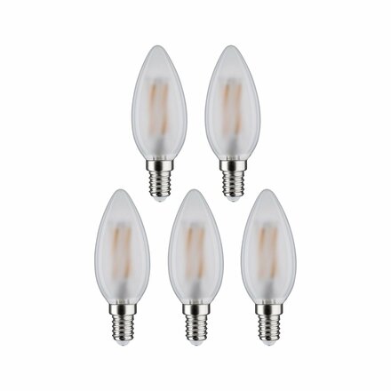 PAULMANN Filament 230V LED svíčka E14 5x4,8W 2700K mat 290.95