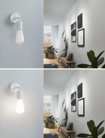 PAULMANN Klasická White LED žárovka ST64 E27 7W 2700K stmívatelné opál