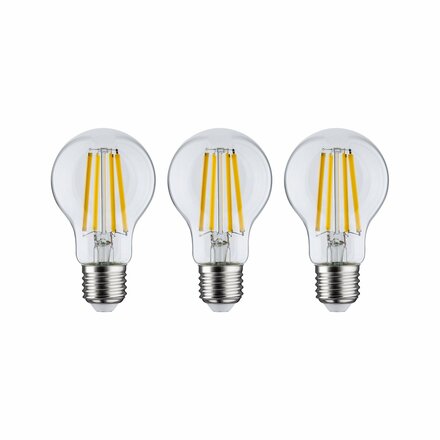 PAULMANN Eco-Line Filament 230V LED žárovka E27 3ks-sada 3x4W 3000K čirá