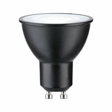 PAULMANN Standard 230V Smart Home Zigbee 3.0 LED reflektor GU10 4,8W RGBW+ stmívatelné černá mat