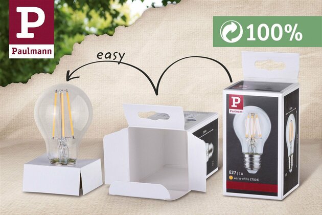 PAULMANN Filament 230V Smart Home Zigbee 3.0 LED žárovka E27 7,5W měnitelná bílá stmívatelné zlatá