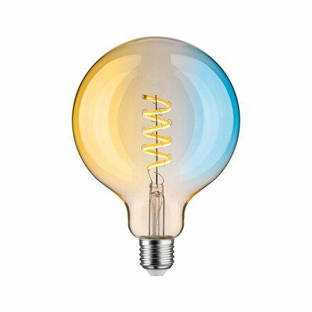 PAULMANN Filament 230V Smart Home Zigbee 3.0 LED Globe G125 E27 7,5W měnitelná bílá stmívatelné zlatá