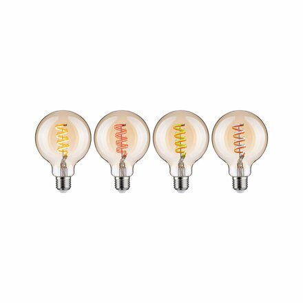 PAULMANN Filament 230V Smart Home Zigbee 3.0 LED Globe G95 E27 3x6,3W RGBW+ stmívatelné zlatá