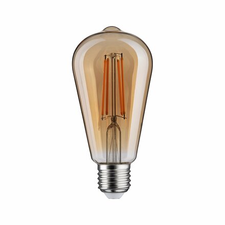 PAULMANN 1879 Filament 230V 3-krokové-stmívatelné LED žárovka Rustika E27 3 Step Dim 6W 1800K stmívatelné zlatá