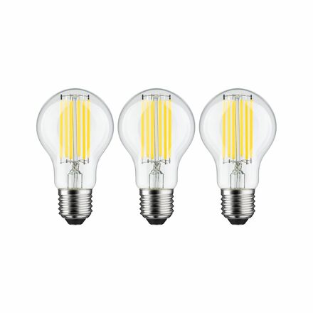 PAULMANN Eco-Line Filament 230V LED žárovka E27 3ks-sada 5W 3000K čirá