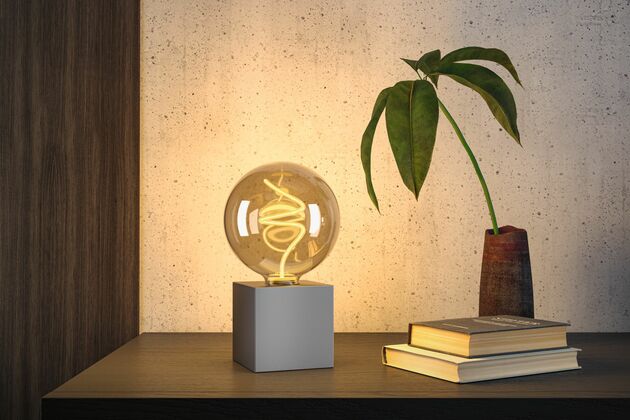 PAULMANN Floating Shine Standard 230V LED Globe E27 4W 1800K stmívatelné zlatá