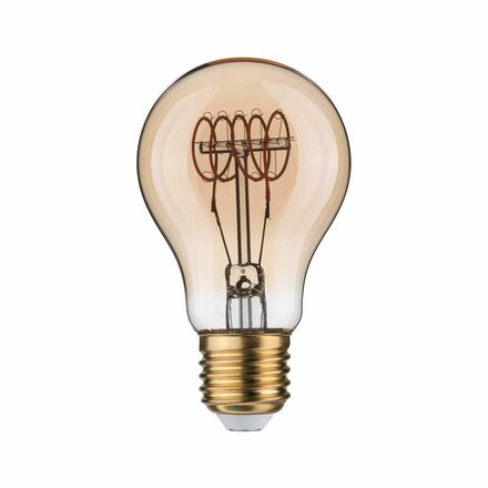 PAULMANN Rustic Shine Standard 230V LED žárovka E27 4,5W 1800K stmívatelné zlatá