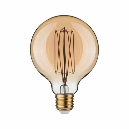 PAULMANN Rustic Shine Standard 230V LED Globe E27 Filament I-Form 4,2W 1800K stmívatelné zlatá