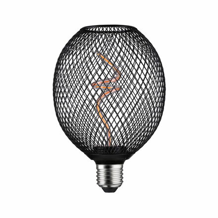PAULMANN Kovic Glow Standard 230V LED Globe E27 4W 1800K stmívatelné černá
