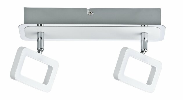 Paulmann bodové svítidlo Frame LED 2-ramenné Bílá/Chrom včetně sv. zdroje 2x4,5W 666.39 P 66639