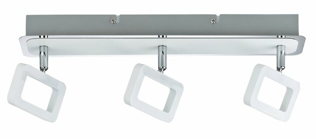 Paulmann bodové svítidlo Frame LED 3-ramenné Bílá/Chrom včetně sv. zdroje 3x4,5W 666.40 P 66640