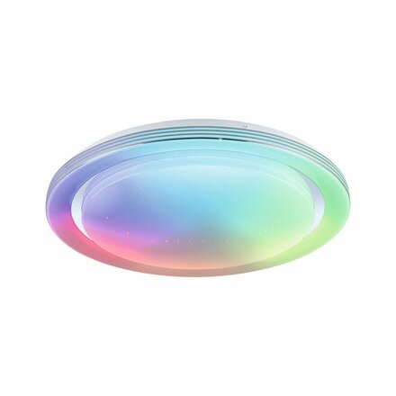 PAULMANN LED stropní svítidlo Rainbow efekt duhy RGBW 230V 38,5W chrom/bílá