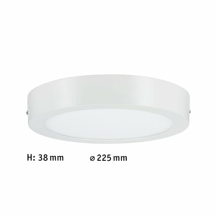 Paulmann stropní svítidlo Lunar LED Panel 17W Bílá mat, hliník 706.42 P 70642