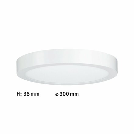 Paulmann stropní svítidlo Lunar LED Panel 20 W Bílá mat, hliník 706.43 P 70643