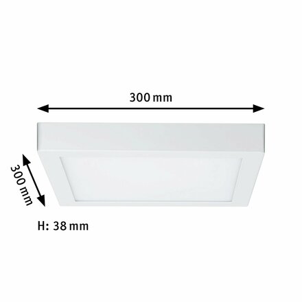 Paulmann stropní svítidlo Lunar LED Panel 17,2 W Bílá mat, hliník 706.46 P 70646