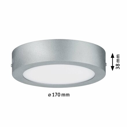 Paulmann stropní svítidlo Lunar LED Panel 11,1 W Chrom mat, hliník 706.53 P 70653