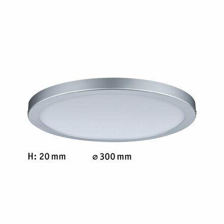 Paulmann Atria LED Panel kruhové 22W chrom mat stmívatelné 708.65 P 70865