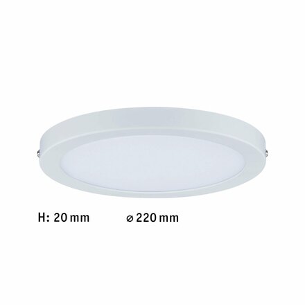 Paulmann Atria LED Panel kruhové 18,5W bílá mat stmívatelné 708.68 P 70868