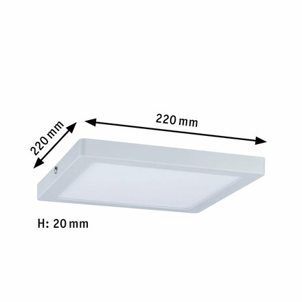 Paulmann Atria LED Panel hranaté 20W bílá mat stmívatelné 708.70 P 70870