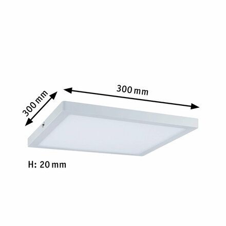 Paulmann Atria LED Panel hranaté 24W bílá mat stmívatelné 708.71 P 70871