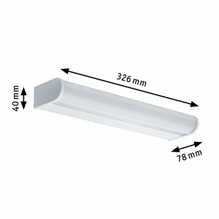 Paulmann nástěnné svítidlo LED Arneb IP44 9W bílá 708.78 P 70878