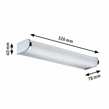 Paulmann nástěnné svítidlo LED Arneb IP44 9W chrom 708.79 P 70879