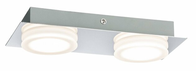 Paulmann nástěnné svítidlo LED Doradus IP23 2-ramenné 2x4,7W chrom 708.83 P 70883