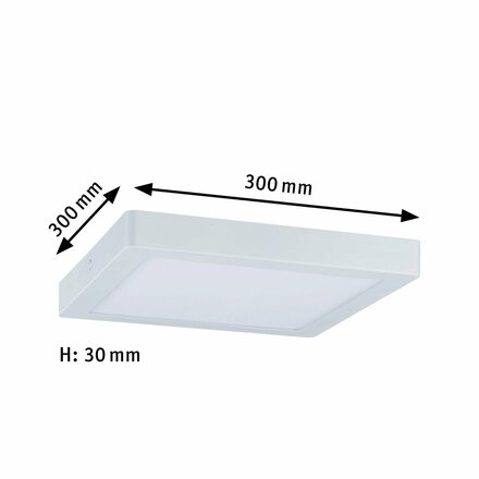 Paulmann stropní svítidlo Abia LED Panel hranaté 22W bílá Plast 709.00 P 70900